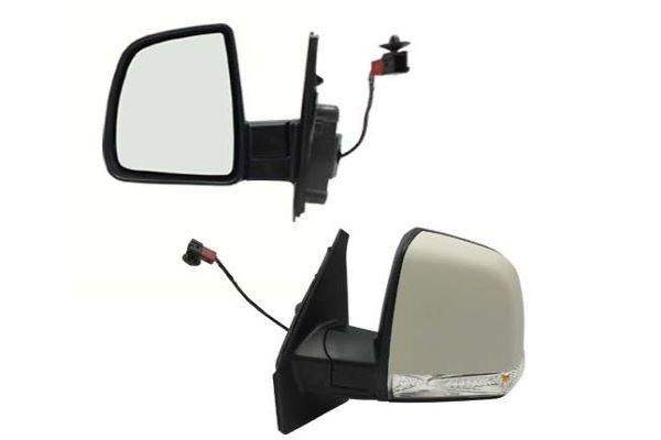 DOBLO (COMBO 12/13) ELEKTRİKLİ AYNA 10->SİNYALLİ TEK CAMLI ASTARLI SOL