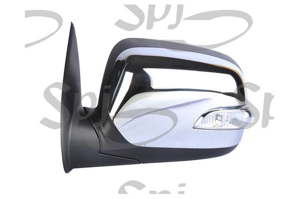 D-MAX ELEKTRİKLİ AYNA 04/08 KROM SİNYALLİ SOL