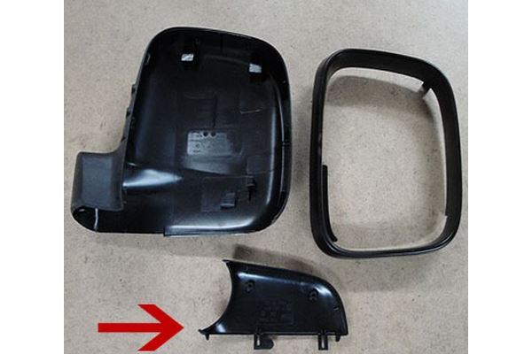 TRANSPORTER T5 CADDY ALT AYNA KAPAĞI 03/10 SAĞ