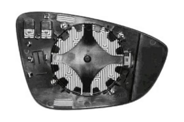 JETTA6 PASSAT7 CC EOS SCIROCCO ELEKTRİKLİ AYNA CAMI 10/18 KÖR NOK KROM CAMSOL